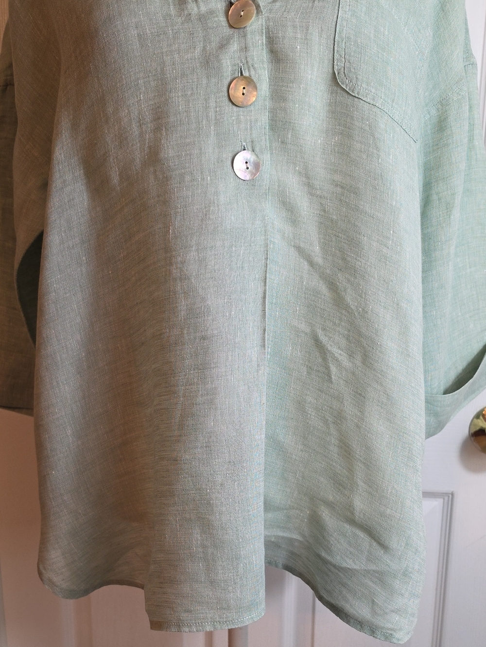 Pure Jill Linen Blouse - Picture 3 of 12